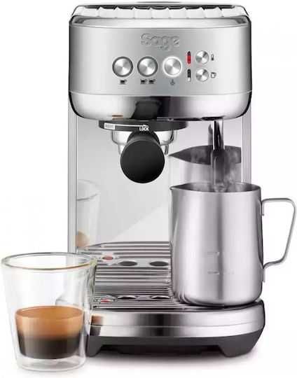 Sage the Bambino Plus Mașină de Espresso 1600W Presiune 9bar Argintie SES500BSS