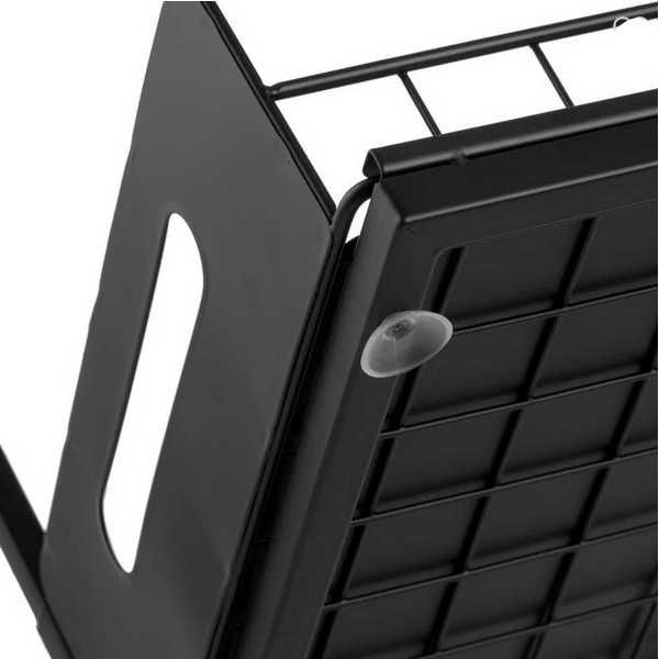 Органайзер за шкаф Mercado Trade, За съхранение, Метал, Черен