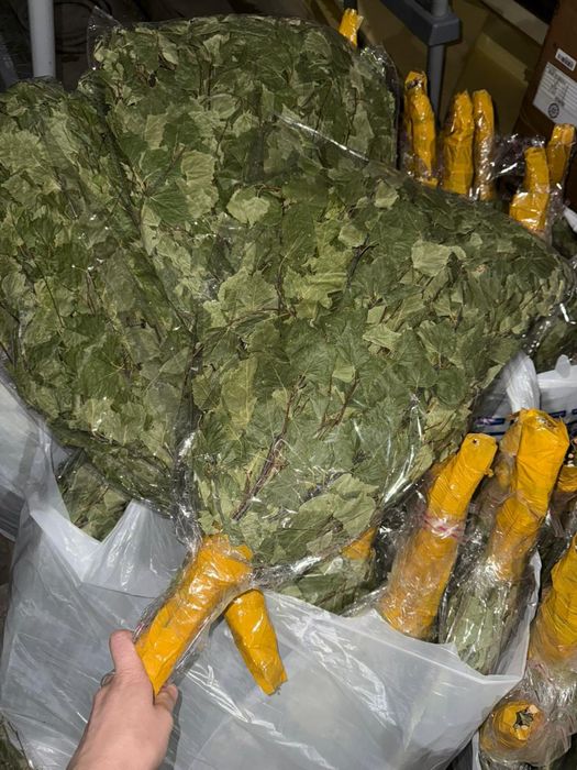 Банный веник в индивидуальной упаковке