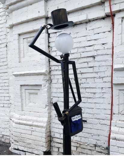 Кучаларни ёритгувчи симёгоч (Akfa). Уличьные фонари. Столба. LED