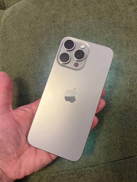 IPHONE 15 PRO MAX 256 GB - Natural Titanium - FULL BOX  - Stare Impecabila !