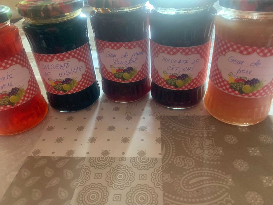 Gem si dulceata din fructe bio