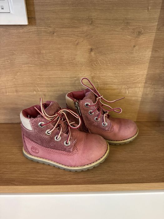 Ghete Timberland copii roz, mărimea 23