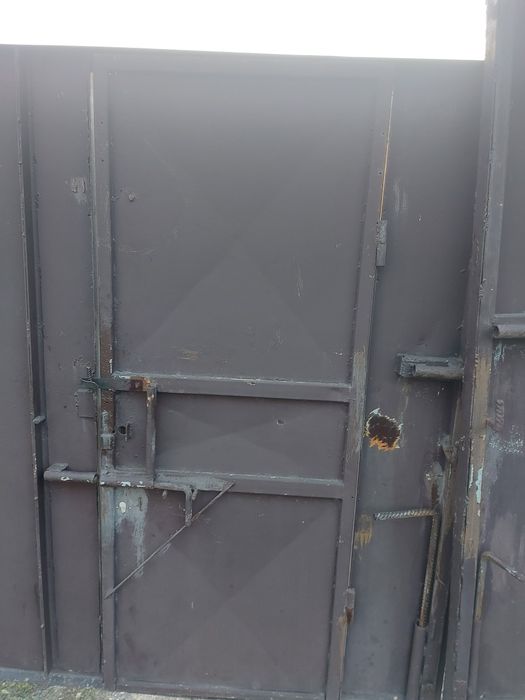 Ворота с калиткой б/у (тяжелые)