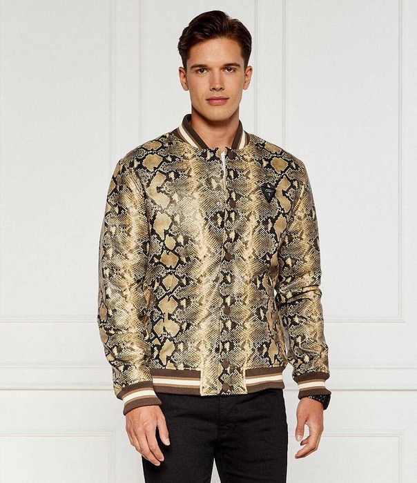 Чисто ново оригинално кожено яке GUESS, размер L