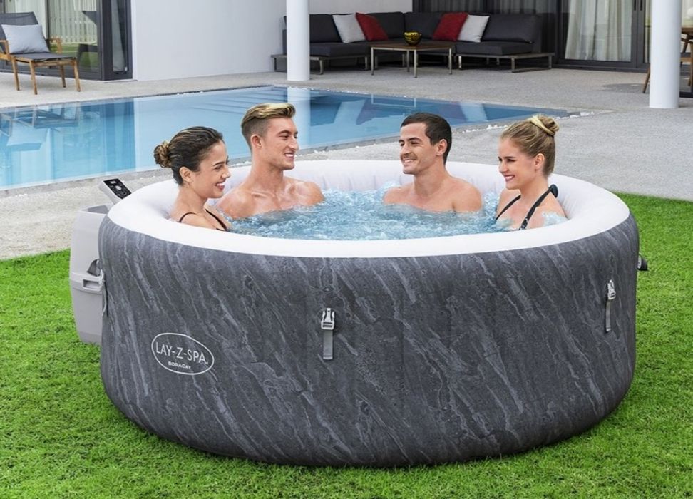 НОВО Суперлуксозно надуваемо джакузи BORACAY 1.80м-66см