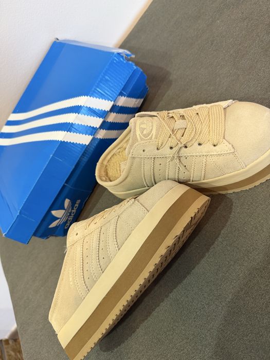 Adidas campus crem slippers 38,39