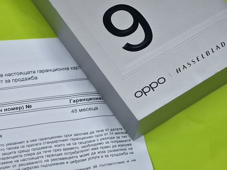 ***КАТО НОВ 512GB Oppo Find X9 Pro Гаранция Yettel 2030г. Titanium Charcoal