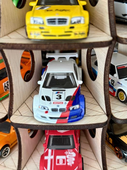 2 x Suport de mașinuțe 1:64 – Hot Wheels, Matchbox, Bburago 60 locuri