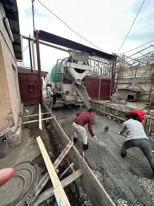 Mikserda beton, tayyor beton