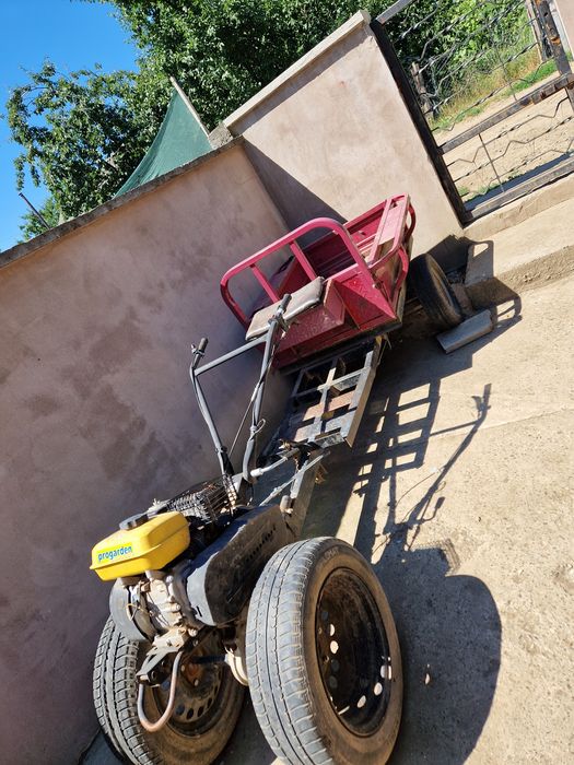 Motocultor de vânzare. Nu are nicio problema, are si roți mici și freză!