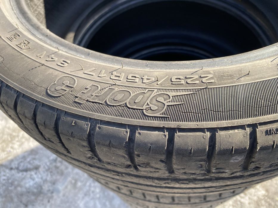 225/45/17 комплект бу кордиант