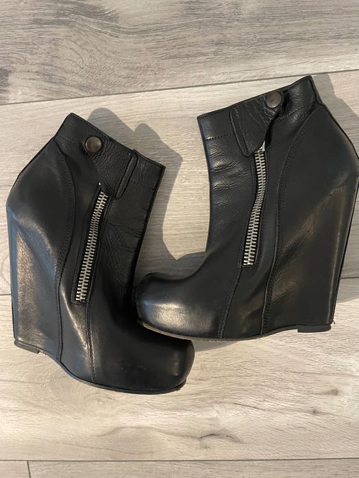 Botine Rick Owens negre 35/36