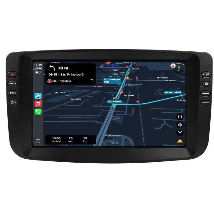 Navigatie Dedicata Fiat Linea, Punto (2012-2018), 9Inch, WiFi, Carplay