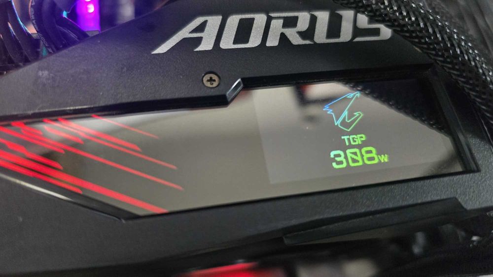 Placa video GIGABYTE AORUS GeForce RTX 3070 Ti MASTER LHR 8GB GDDR6X 256-bit