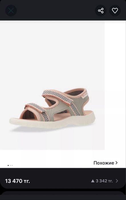 Детские сандали на девочку