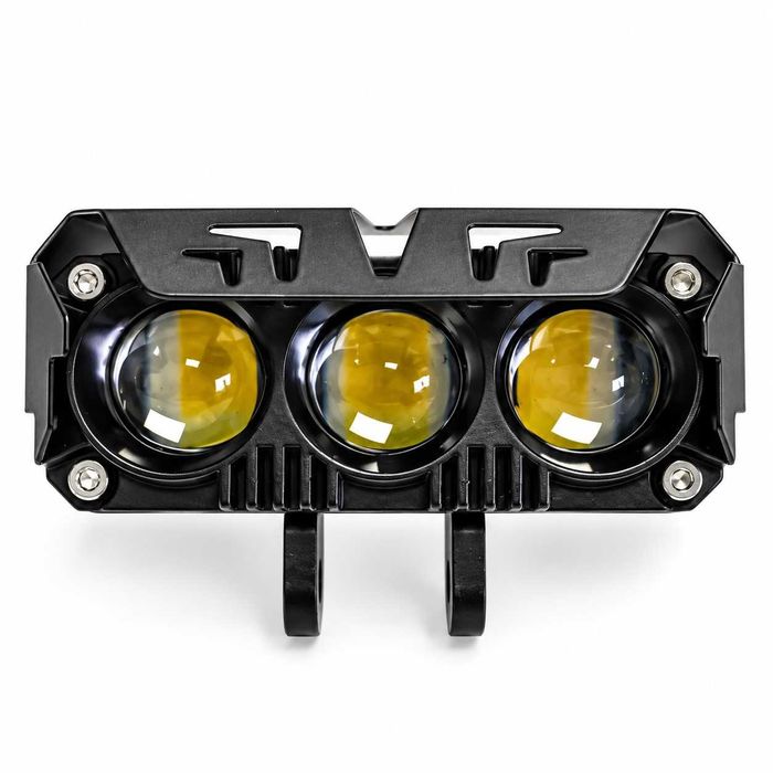 Халоген за мпс 3LED 12-24V - БЯЛО/ЖЪЛТО, 1бр