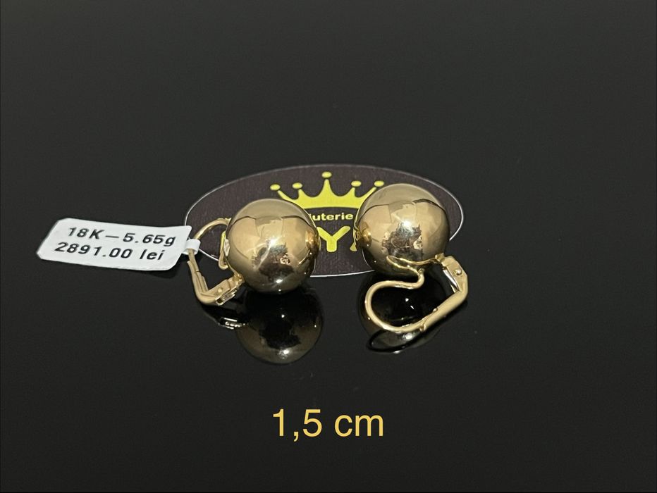 Bijuteria Royal CB : Cercei dama aur 14k 5,65gr