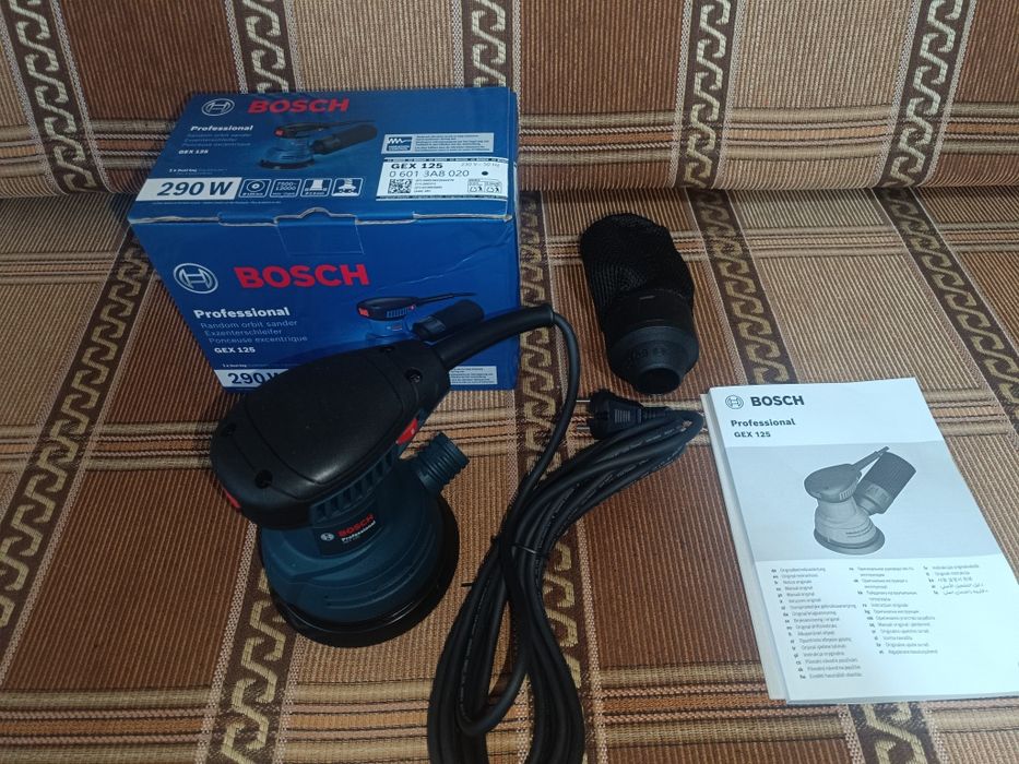 Bosch - GEX 125 - Șlefuitor cu excentric, 290W, 125mm