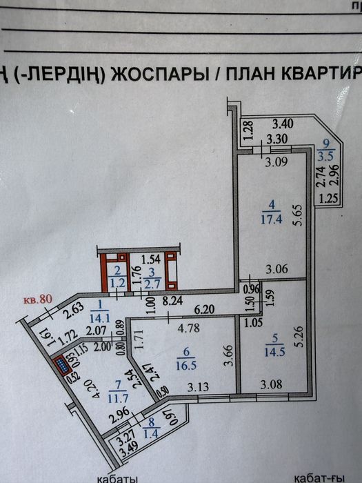 Квартира 83 квадрата