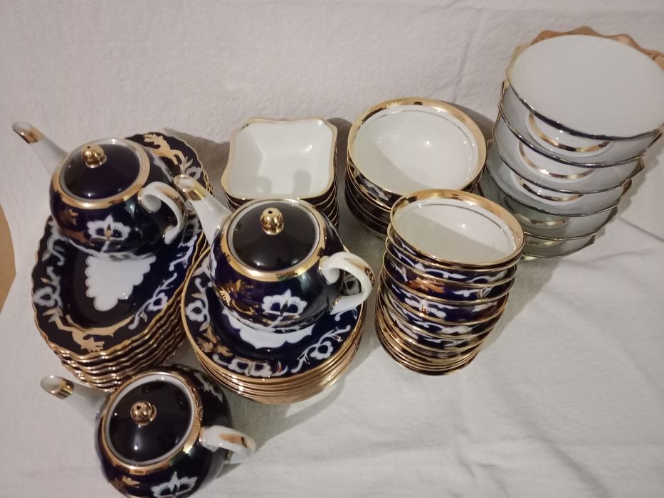 Продам сервиз пахта золотой олень