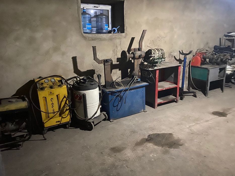 Синий станок титанки