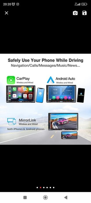 Мултимедия Универсална 2din Android 11 Wifi  Bluetooth 7 inch