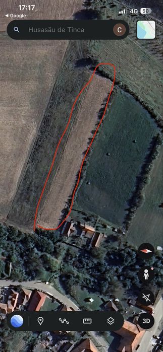 De vanzare teren intravilan Husasau de Tinca 2272 mp.