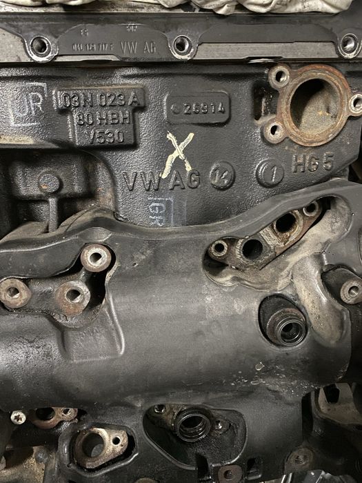 Motor vw audi 2.0 190 cp euro 6 an 2015