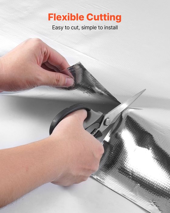 Rola Izolatie Termica Aluminiu 150µm 38.1m x 1.22m OLX