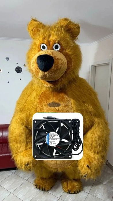 O'yinchoq ayiqni ventilyatori katta ayiqniki 3 metrlik 2ta