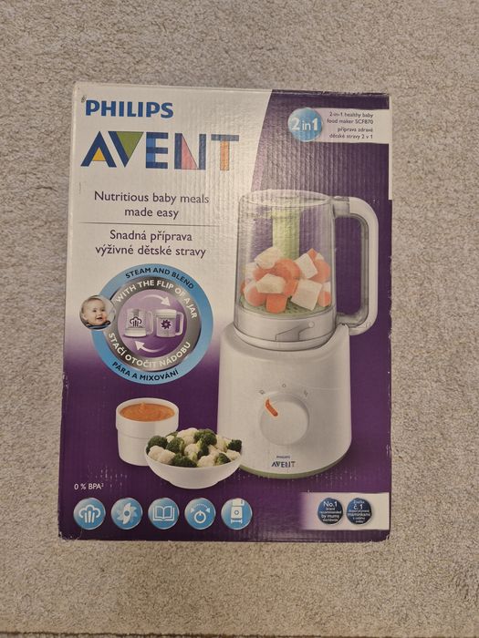 Уред за приготвяне на бебешки пюрета philips avent