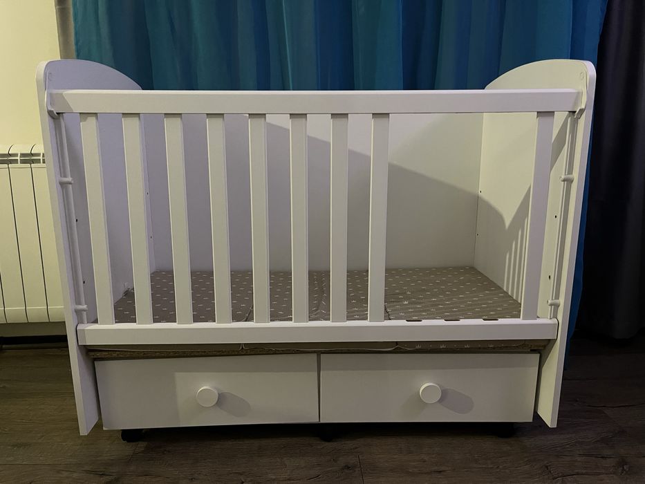 Дървена кошара nicolle baby + матрак