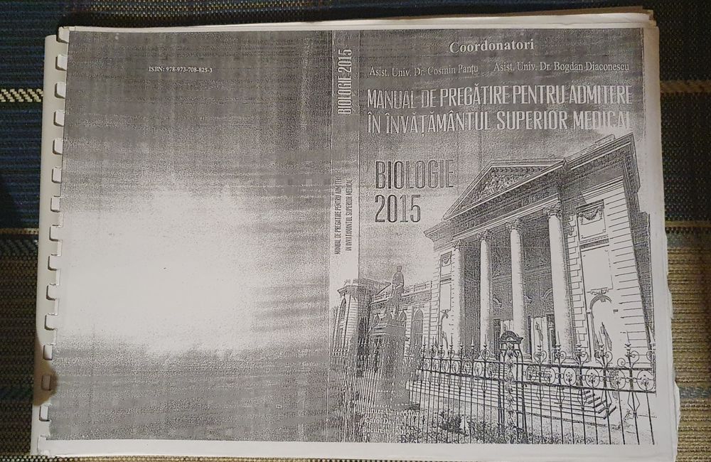 Cărți grile admitere biologie UMFCD
