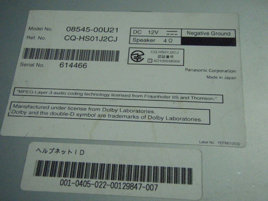 Radio CD MP3 bluetooth HDD Toyota NHZN-W61g 76048 detin cod deblocare