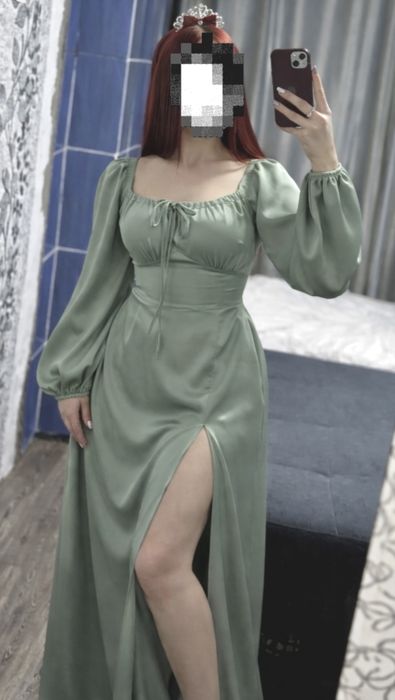 Платье на завязках