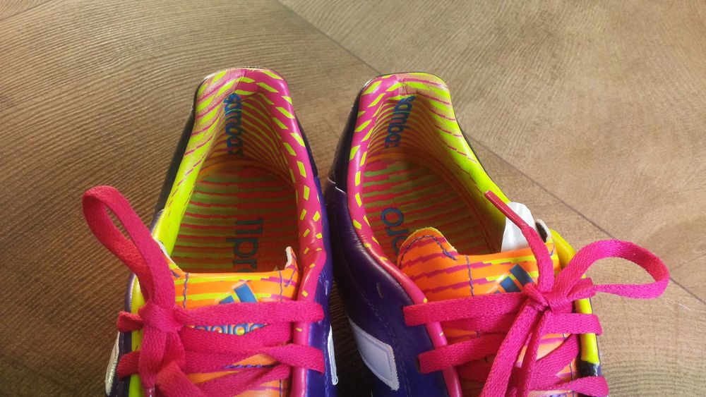 Adidas Adipure 11Pro Purple/White EUR 42  бутонки естествена кожа