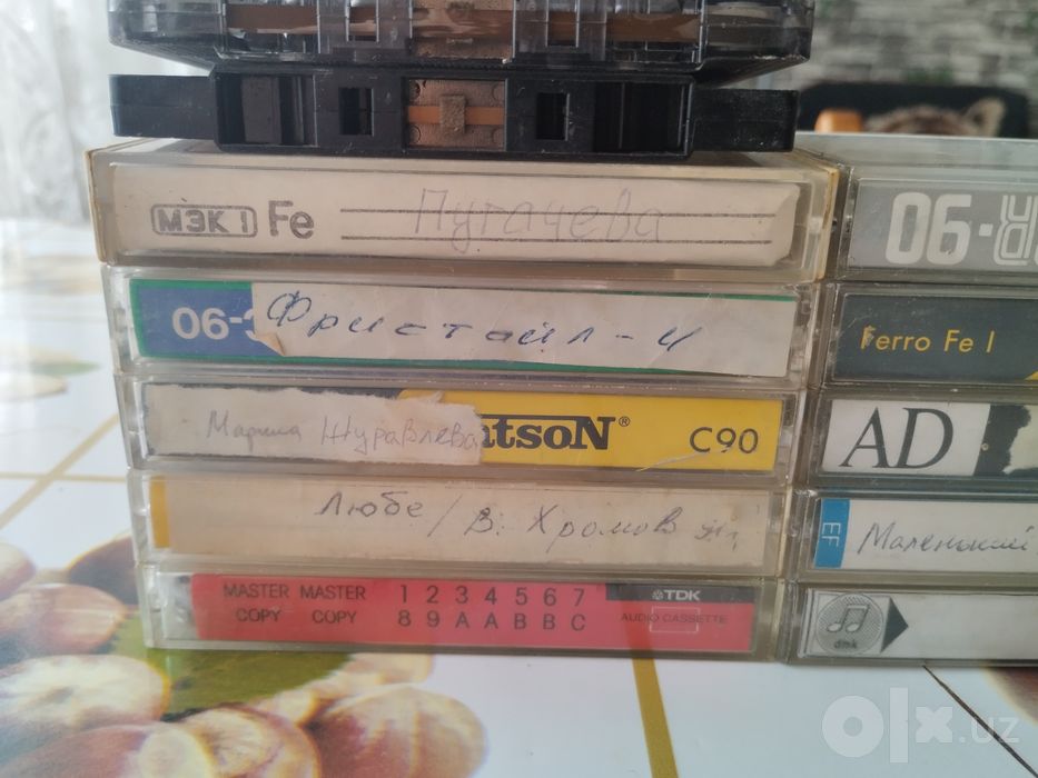 Аудио кассеты 80-90-гг.