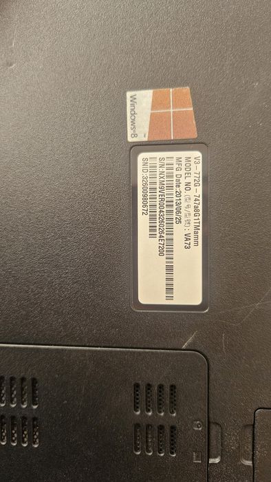 Продам легендарный ноутбук Acer V3