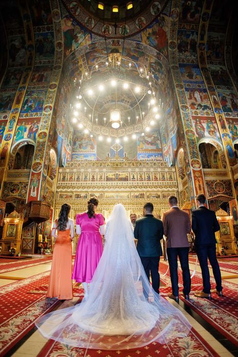 Rochie de mireasa tip sirena - marime 37/38 (voal cadou)