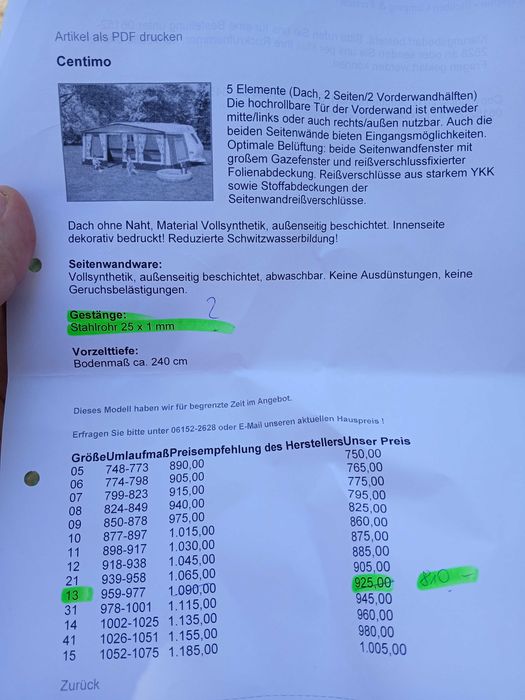 Форселт за каравана "Brand"Centimo