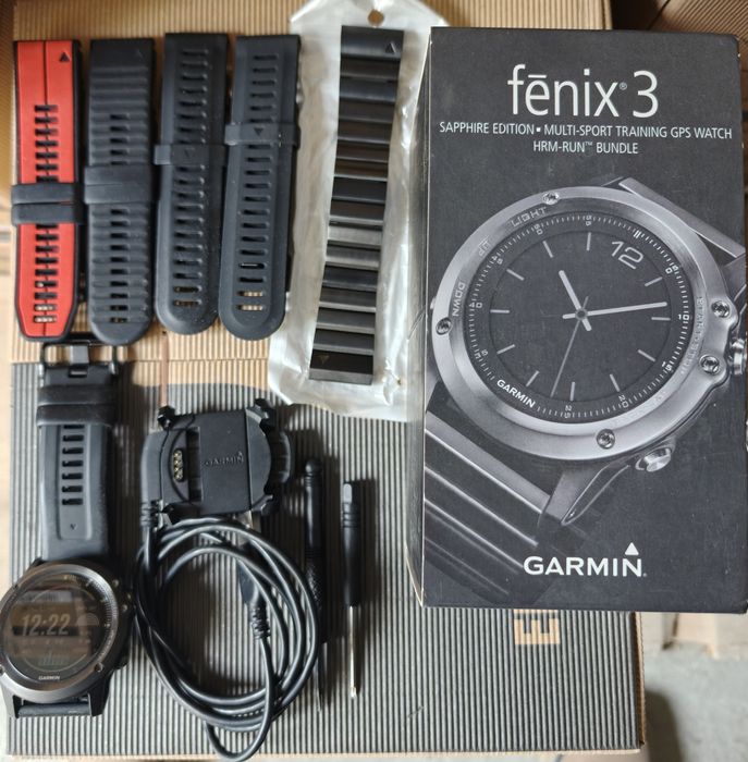 Отличен Garmin Fenix 3 Sapphire