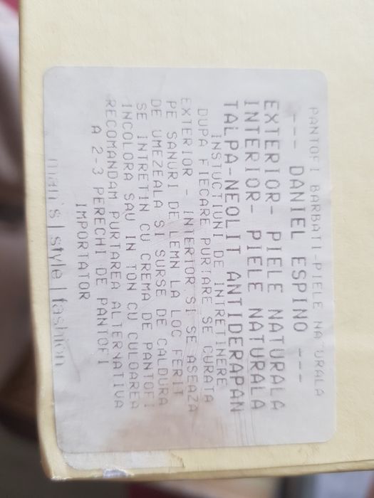 Pantofi bărbați din piele naturala