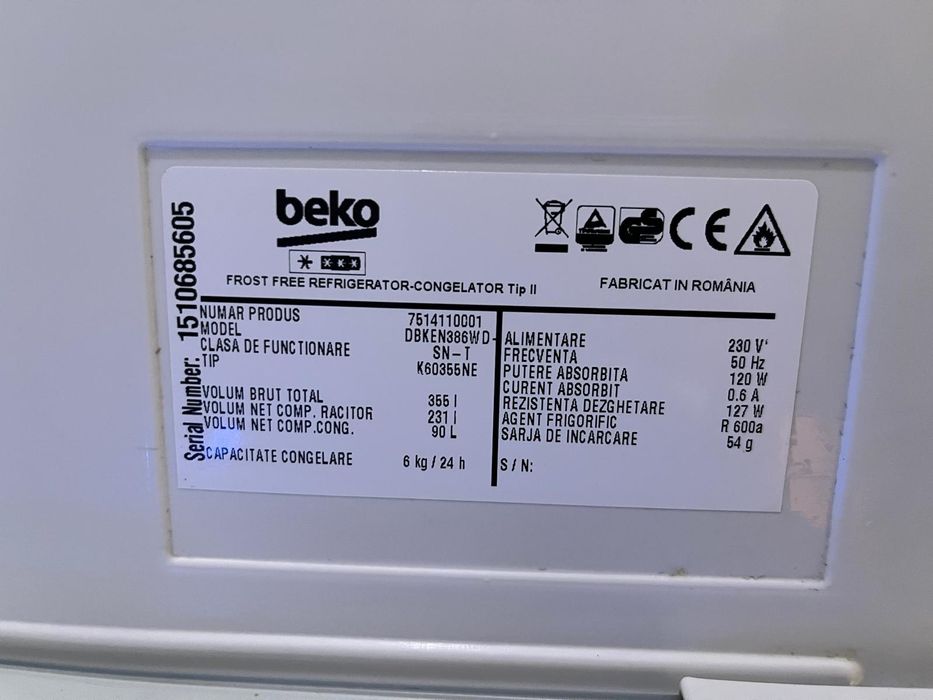 Combina frigorifica beko