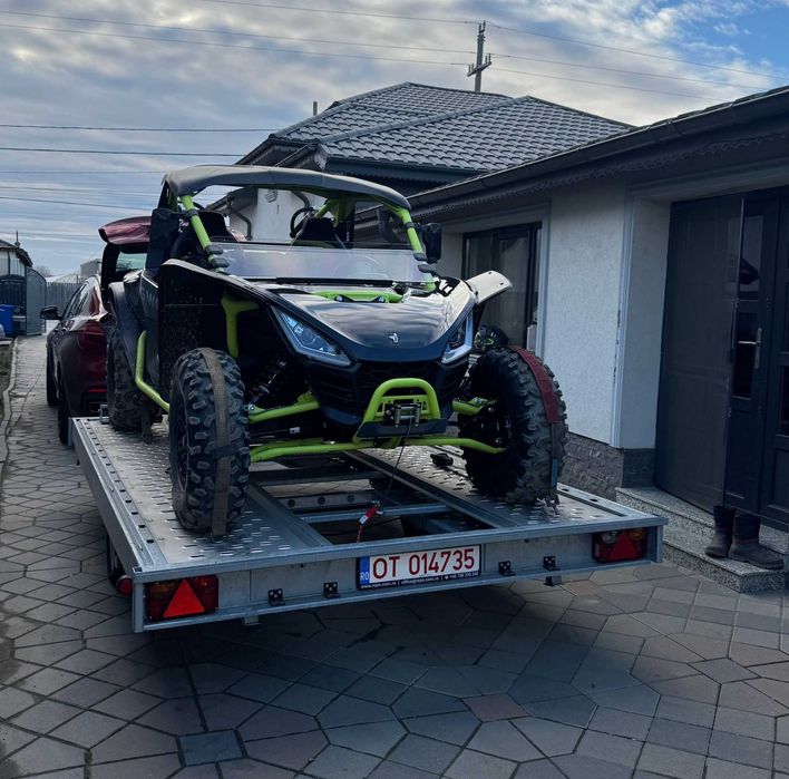 Remorca Platforma AUTO RSA 3519 1500-1800 Kg,Fabricata in RO,carte RAR