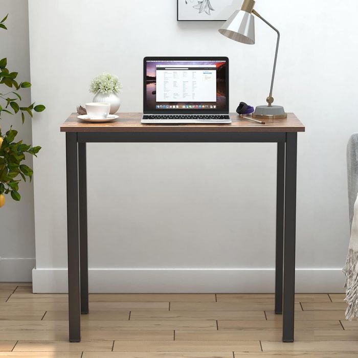 Компактно бюро офис маса за компютър лаптоп работа вкъщи 80х40х75см