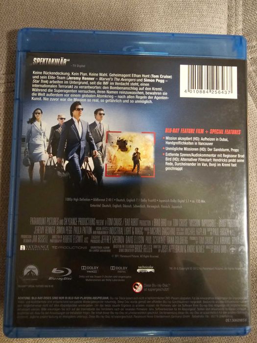 Mission Impossible - Ghost Protocol Blu-Ray