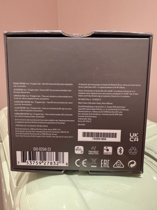Garmin Fēnix 7X Sapphire Solar