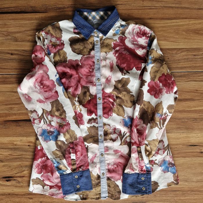 Дамска памучна риза