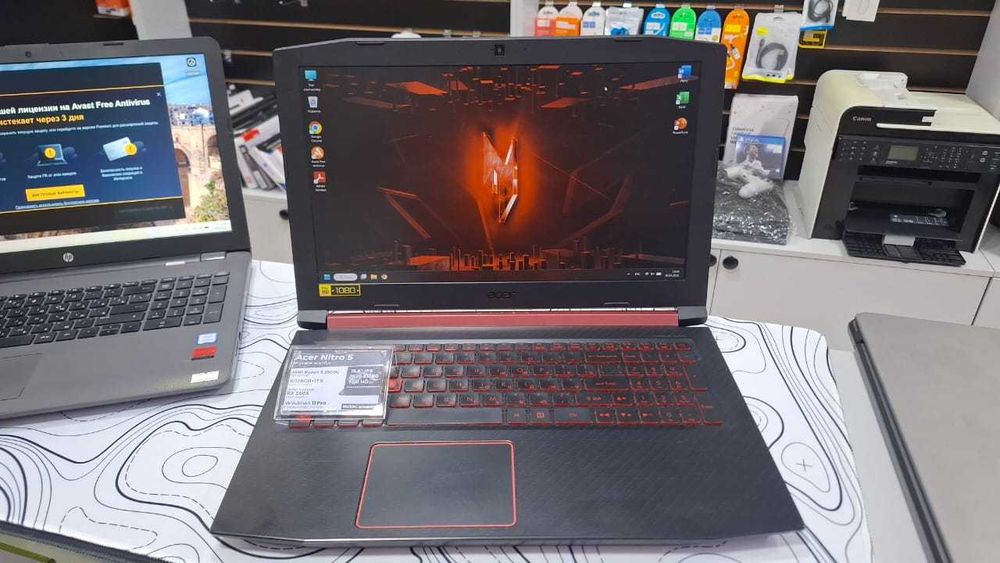 Игровой ноутбук Acser Nitro 5 в хорошем состоянии